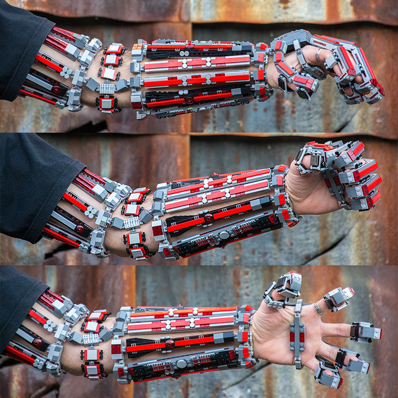 Illustration for article titled Someone send this man some LEGO so he can make a full-body exoskeleton